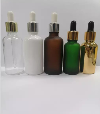 15ml 20ml 30ml 50ml 100ml Botol Penetes Kaca dengan sablon sutra Botol Kosmetik Kaca untuk minyak esensial