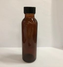 130ml Kaca Amber Lotion Botol Screw Tutup Kaca Vial Berbagai Silkscreen Dan Warna OEM