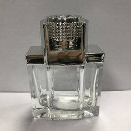 100 ML Kaca Alat Penyemprot Botol Parfum Kaca Mewah Makeup Kemasan Disesuaikan Warna Dan Pencetakan