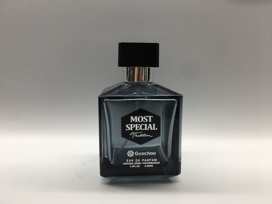 Botol Parfum Kaca UV Electroplating Square Cap 50ML Isi Ulang