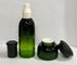 Green Glass Pembungkus Kosmetik / Wadah Perawatan Kulit / Botol Krim / Lotion
