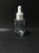60ml Kaca Botol Penetes Kosmetik / Botol Minyak Esensial Kemasan Perawatan Kulit OEM