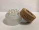 50g Profesional Kosmetik Cream jar Perawatan Kulit Kemasan dengan Cap Kayu Berbagai Warna Dan Pencetakan