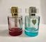 50ML 100ML Bentuk Silinder Botol Parfum Kaca Mewah / Botol Parfum Semprot Warna-warni Perawatan Kulit Dan Kemasan Rias