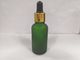 30ml Putaran Botol Penetes Kaca Botol Minyak Esensial Berbagai Warna dan Pencetakan OEM