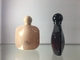 OEM 50ml Kaca Botol Parfum Mewah Bentuk Datar Dengan Tutup Bola