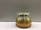 Toples Kaca Pelembab Wajah Bulat Mewah 50g Toples Kosmetik MSDS Dengan Tutup Emas