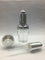 Botol Penetes Kaca Bening Mewah 30ml Penetes Perak Untuk Minyak Esensial Serum