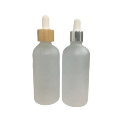 100ml 120ml Frosted Glass Dropper Bottle Screw Cap MSDS Untuk Minyak Atsiri