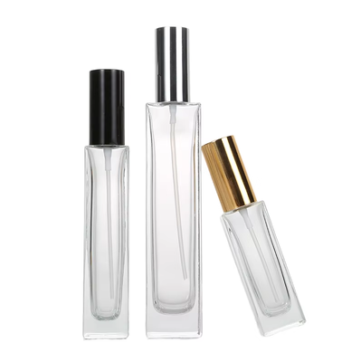 Botol Kaca Semprot Tutup Ulir untuk Kosmetik 5ml 10ml Botol Kaca Isi Ulang Parfum Portabel