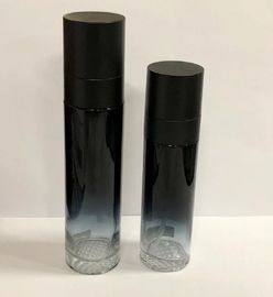 Botol Kaca Lotion, Kemasan Kosmetik Dengan Pompa Logo Disesuaikan dan Lukisan OEM