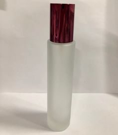 100ml Kaca Botol Lotion Kemasan Kosmetik Dengan Botol Pompa Cap Plastik, Desain Disesuaikan