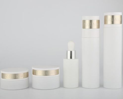 50g 120ml Botol Kosmetik Cream Jars Kemasan Perawatan Kulit Logo dan Lukisan Disesuaikan