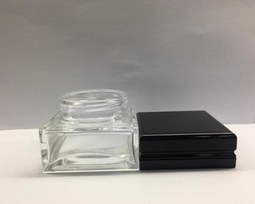 Kotak 30g 50g Kaca Botol Kosmetik Kemasan Perawatan Kulit Botol Krim