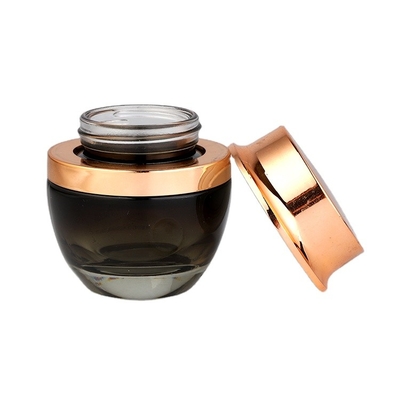 Krim Kosmetik Kustom 20g 120ml Jar Kosmetik Kaca dengan berbagai Warna dan dekorasi
