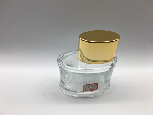 Oem Gradient Luxury Parfum Botol Electroplating UV Dengan Metalik Emas Atomizer