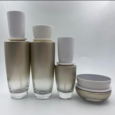 Botol Losion Botol Kosmetik dengan Pompa dan Tutup Toples Krim Kemasan Kosmetik OEM