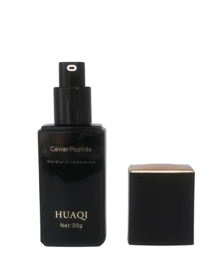 Botol Pompa Serum Primer Rias Persegi Mewah 30ml Grosir untuk Kosmetik dengan Tutup Cetak Logo Kustom