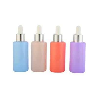 30ml Botol Penetes Kaca penjualan panas / Kaca Dengan Botol Minyak Esensial Kerah Bambu OEM
