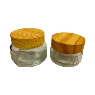 Botol Kaca Guci Krim Kemasan / Lulur Wajah Wadah Kosmetik Mewah / Botol Krim
