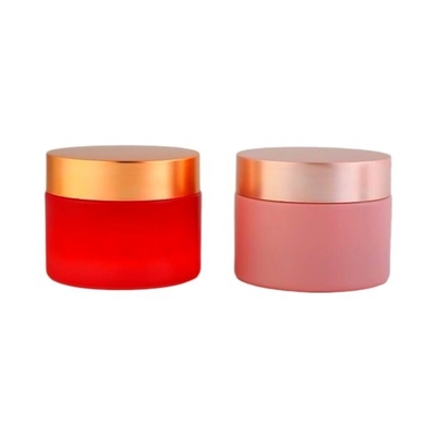 20g 30g 50g Blue Glass Kosmetik Cream Jars, Kaca Botol Kemasan Kosmetik Cream Botol OEM