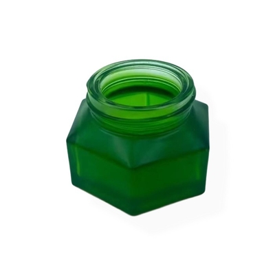 Botol Kosmetik Kemasan 50g Botol Esmerald Cream dengan finishing kayu Botol Plastik Cap Cream