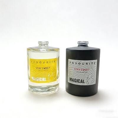 Set Botol Parfum 50ml & 100ml Kosong, Kontainer Aroma Kaca Mewah dengan Pompa Semprot Atomizer, Matte / Glossy Finish