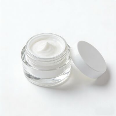 High Grade Double Wall Glass Cream Jar with Inner Pot 15g 30g 50g Luxury Skincare Cosmetic Packaging Container