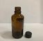 30ml Amber Kaca Krim Botol Screw Cap Kaca Vial Lotion Botol Kemasan Kosmetik