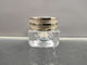 Hot Stamping 15g Clear Cream Jar Dengan Tutup Aluminium Botol Kosmetik OEM