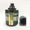 Tutup Plastik Ganda 50ml Botol Parfum Semprot Kaca Dengan Dekorasi Logam