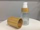 SGS MSDS Bambu Kemasan Kosmetik Botol Pompa Lotion Kaca Silinder