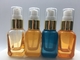 SGS ISO MSDS Orange Blue 20ml Botol Pompa Kaca Untuk Lotion Dan Serum