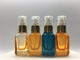 SGS ISO MSDS Orange Blue 20ml Botol Pompa Kaca Untuk Lotion Dan Serum