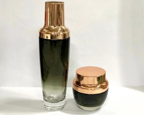 Krim Kosmetik Kustom 20g 120ml Jar Kosmetik Kaca dengan berbagai Warna dan dekorasi