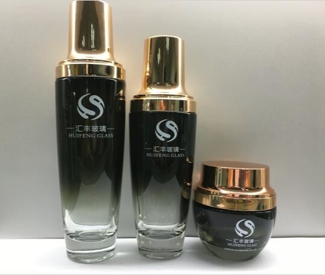 Krim Kosmetik Kustom 20g 120ml Jar Kosmetik Kaca dengan berbagai Warna dan dekorasi