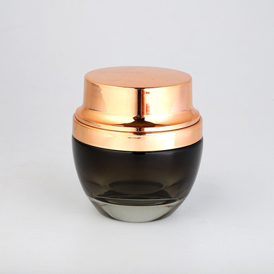 Krim Kosmetik Kustom 20g 120ml Jar Kosmetik Kaca dengan berbagai Warna dan dekorasi